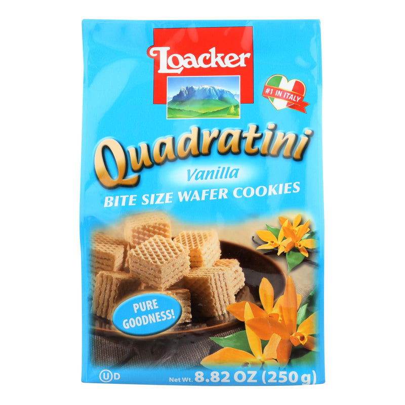 Loacker Quadratini Vanilla Wafer Cookies, 8.82 Oz. Pack of 6 - Cozy Farm 