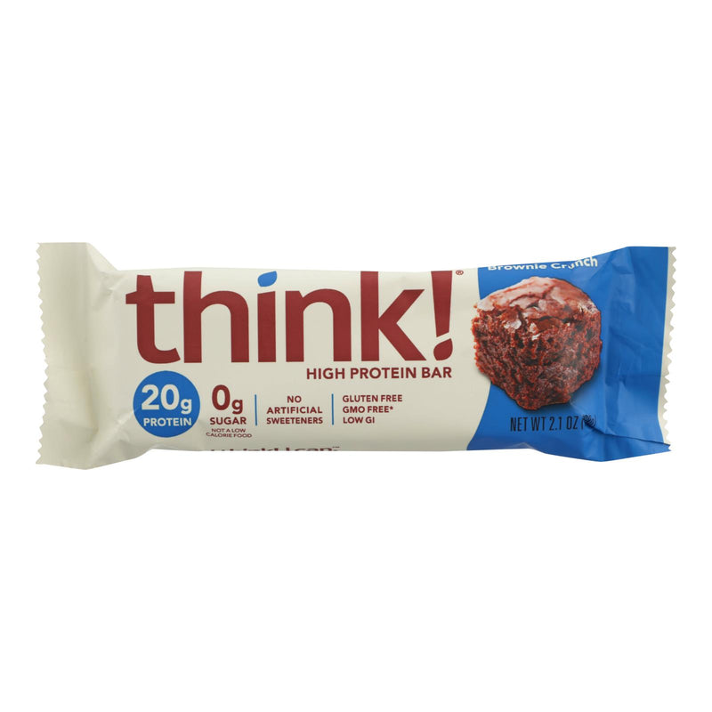 Think Products Thinn Bar - Brownie Crunch, 2.1 Oz. (Pack of 10) - Cozy Farm 