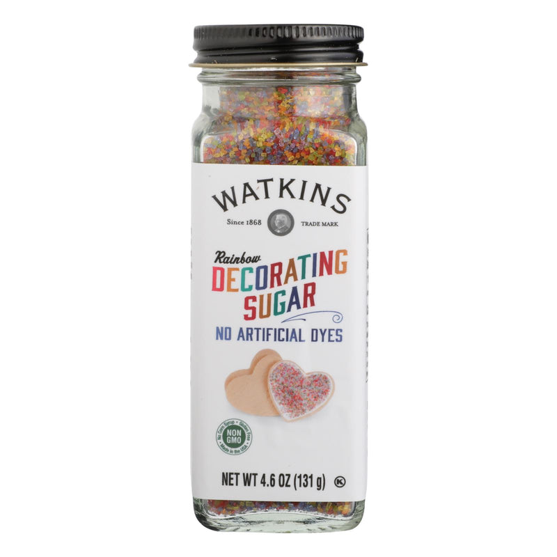 Watkins Decorating Sugar, Rainbow Sprinkles (4.6 Oz. Pack of 3) - Cozy Farm 