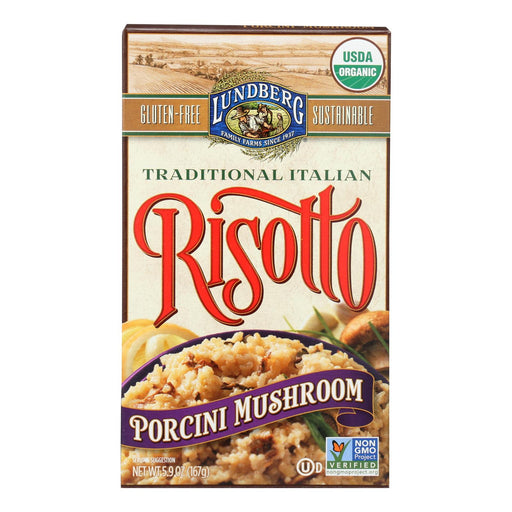 Lundberg Family Farms Risotto Porcini Mushroom (Pack of 6) - 5.9 oz, Premium Gourmet Rice - Cozy Farm 