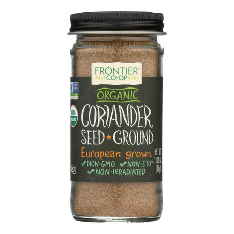 Frontier Herb - Organic Ground Coriander Seed by Frontier (1.60 Oz.) - Cozy Farm 