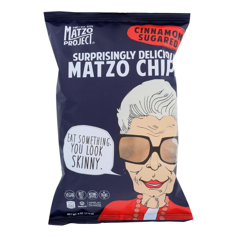 The Matzo Project LLC - Chips Matzo Cinnamon Sugared (Pack of 12, 6 Oz.) - Cozy Farm 