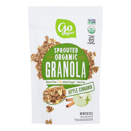 GoRaw Granola, Sprouted Apple Cinnamon, 6-Pack, 8 Oz. Each - Cozy Farm 