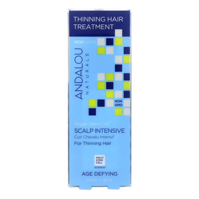 Andalou Naturals Scalp Rejuvenation with Age-Defying Argan Stem Cells (2.1 Fl Oz) - Cozy Farm 