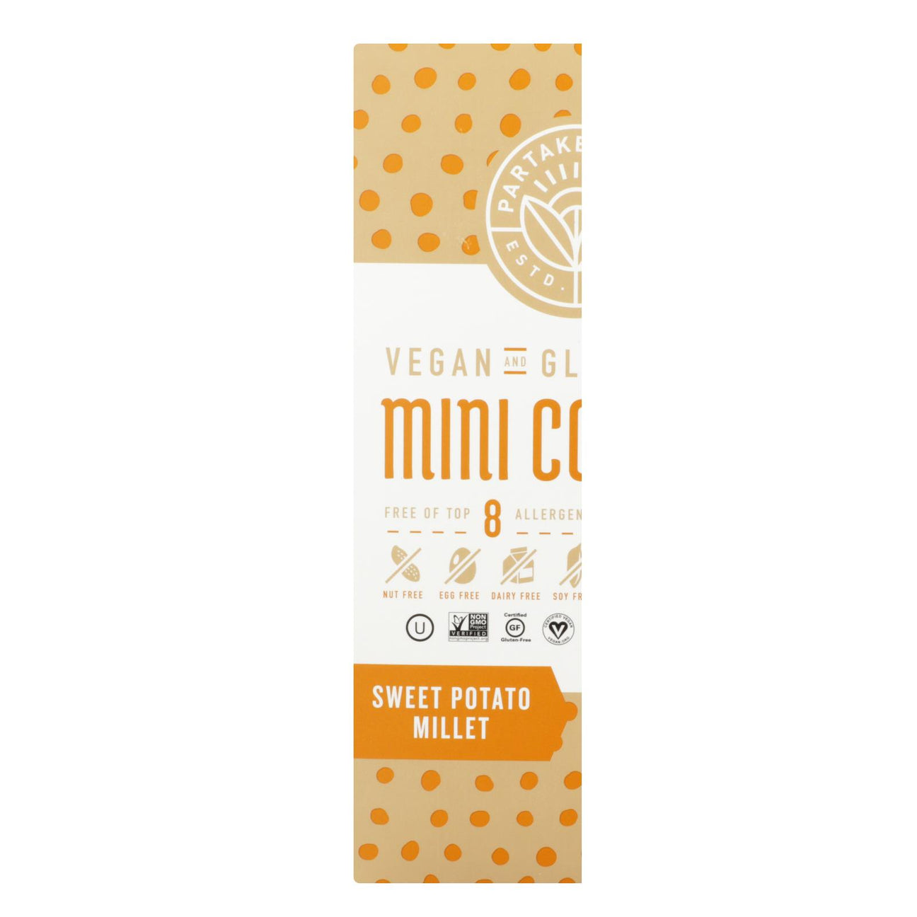 Partake Foods Mini Cookies - Sweet & Crispy Bite-Sized Goodness (Pack of 6 - 5.5 Oz.) - Cozy Farm 