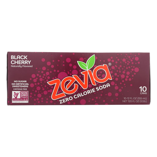 Zevia Black Cherry Soda, 2 x 10 fl oz - Cozy Farm 