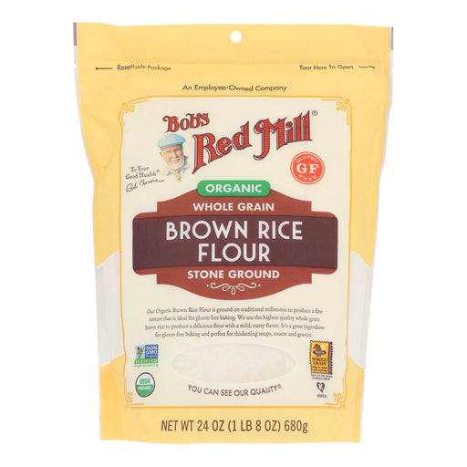 Bob's Red Mill Gluten-Free Brown Rice Flour, 24 Oz. Pack of 4 - Cozy Farm 