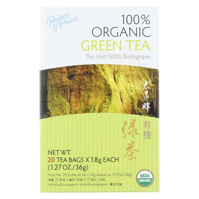 Prince Of Peace Organic Green Tea (Pack of 20) - Cozy Farm 