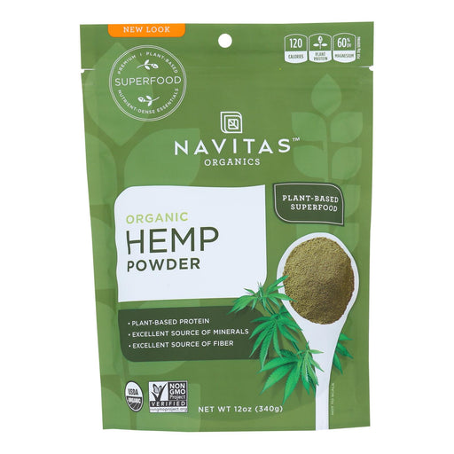 Navitas Naturals Organic Hemp Raw Protein (Pack of 6) - 12 Oz - Cozy Farm 