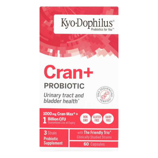 Kyolic Cran-Logic: Enhanced Cranberry Extract with Probiotics for Urinary Tract Support (Pack of 60) - Cozy Farm 