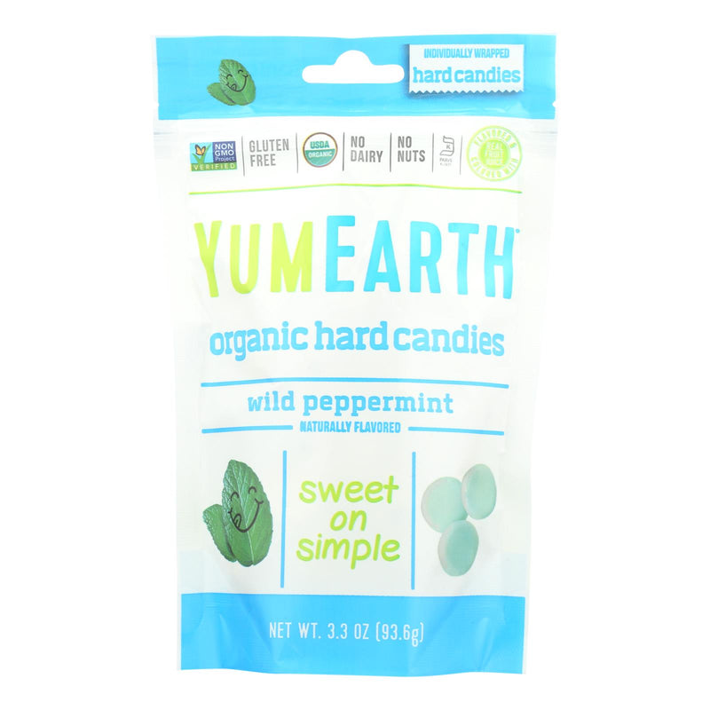 YumEarth Organic Candy Drops Wild Peppermint, 3.3 Oz (Pack of 6) - Cozy Farm 
