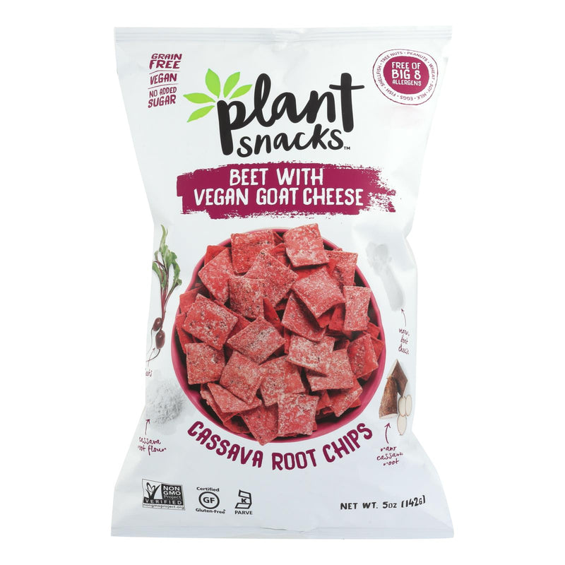 Plant-Based Cassava Crunch Snacks, Beef With Goat Cheese (Pack of 12 - 5 Oz.) - Cozy Farm 