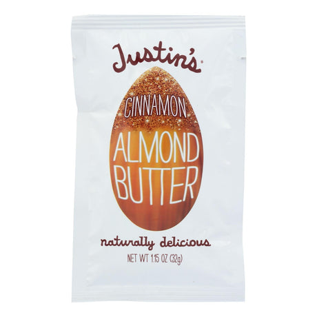 Justin's Almond Butter with Cinnamon Flavor Squeeze Packs - 1.15 Oz. (Pack of 10) - Cozy Farm 