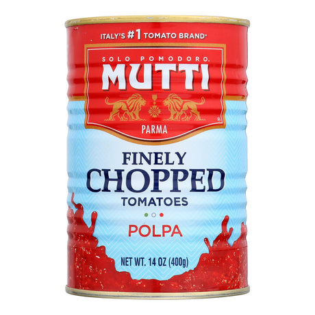 Mutti Finely Chopped Tomatoes Polpa (14 Oz. x 12) - Cozy Farm 