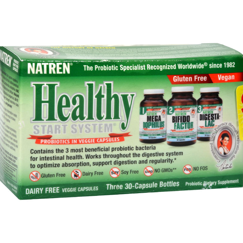 Natren Healthy Start Kit Dairy Free (30 Caps/3 Pack) - Cozy Farm 