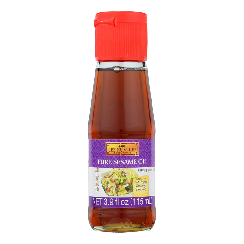 Lee Kum Kee Pure Sesame Oil (Pack of 12 - 3.9 Fl Oz.) - Cozy Farm 