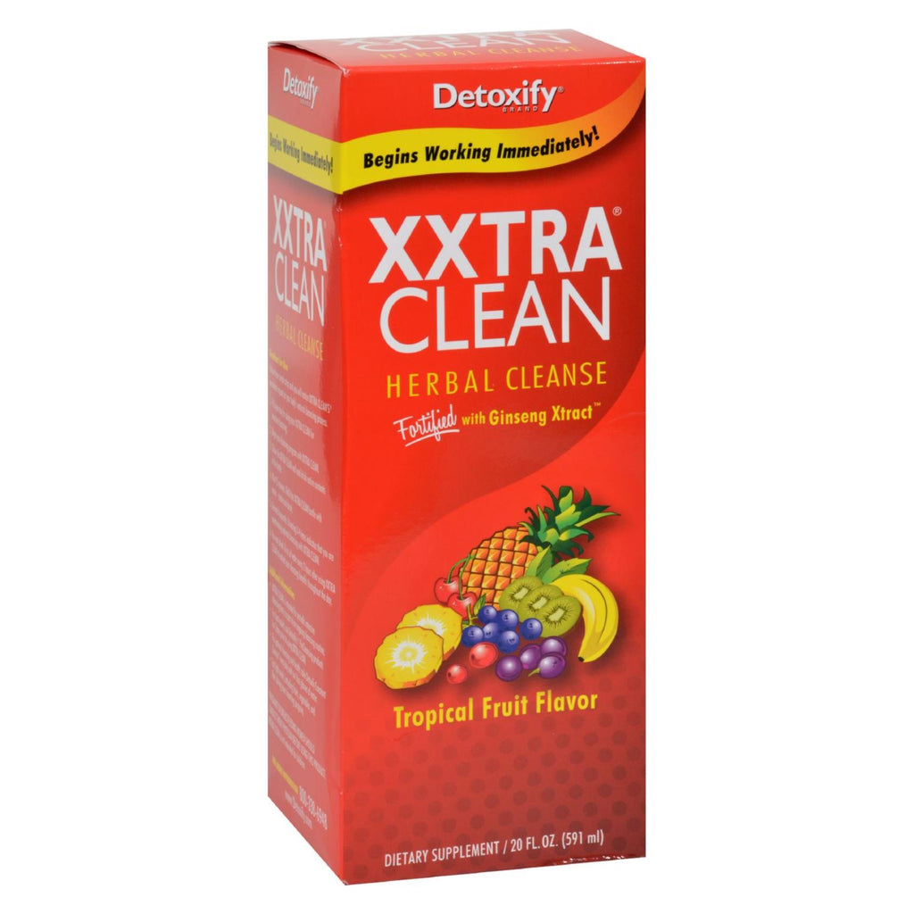 Detoxify (Pack of 4) Xxtra Clean Herbal Natural Tropical Fl Oz - Cozy Farm 