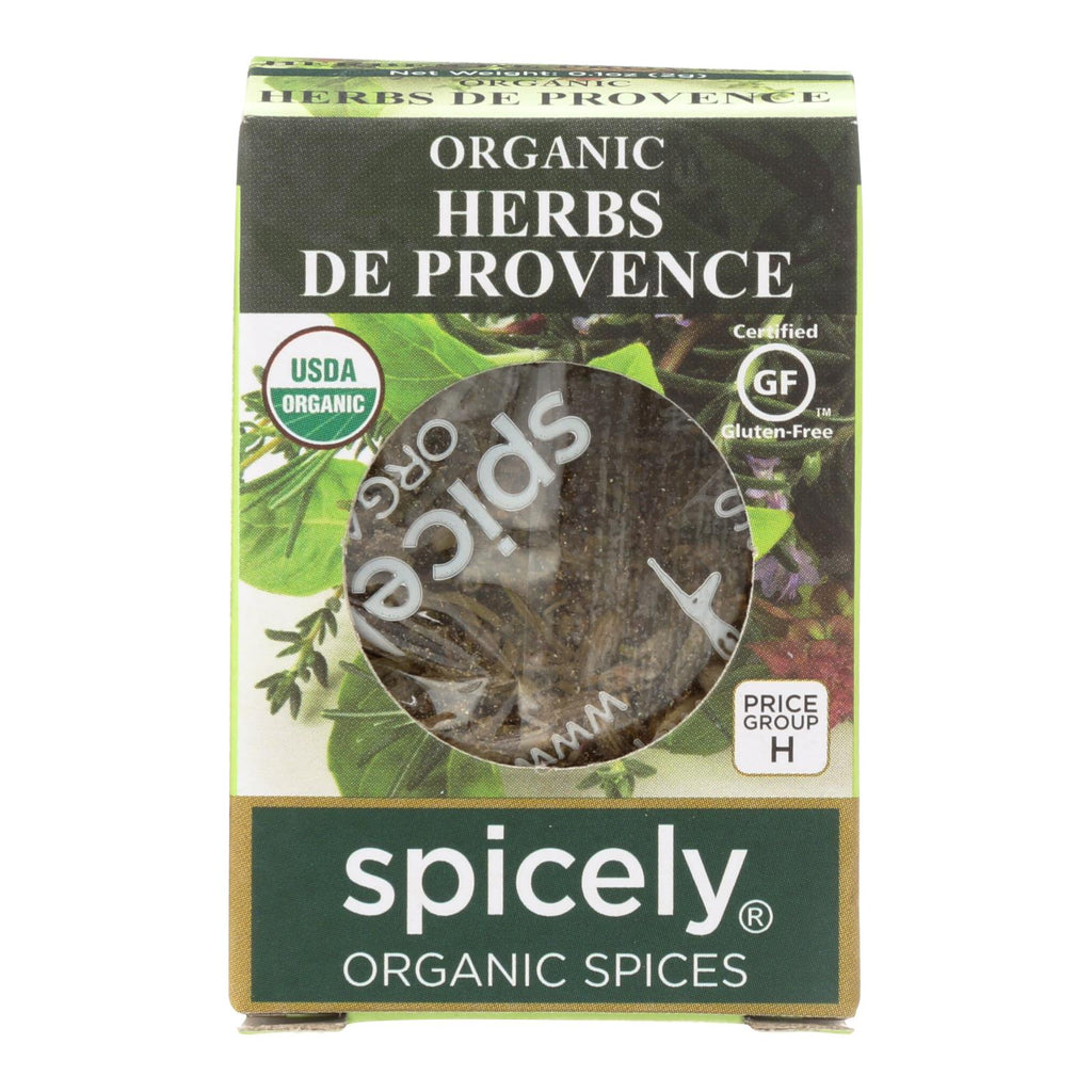 Spicely Organics Organic Herbs de Provence Seasoning (Pack of 6 - 0.1 Oz.) - Cozy Farm 