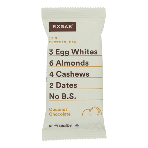 RXBAR Coconut Chocolate Protein Bar (Pack of 12 - 1.83 Oz.) - Cozy Farm 