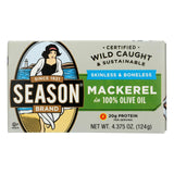 Season Mackerel Fillets in Olive Oil | 4.375 Oz | Pack of 12 - Cozy Farm 