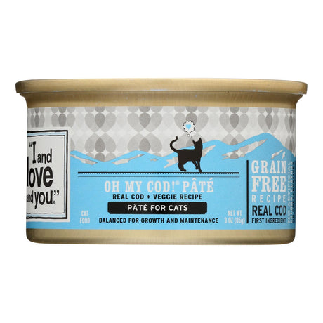 I and Love and You Oh My Cod Recipe Dog Food - Pack of 24 - 3 Oz. Portions - Cozy Farm 