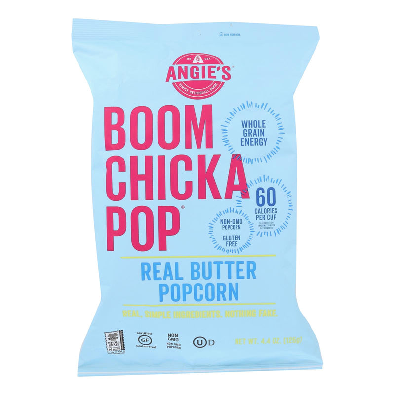 Angie's Kettle Corn Popcorn - Boom Chicka Pop - Real Butter - 4.4 Oz - Case of 12 - Cozy Farm 