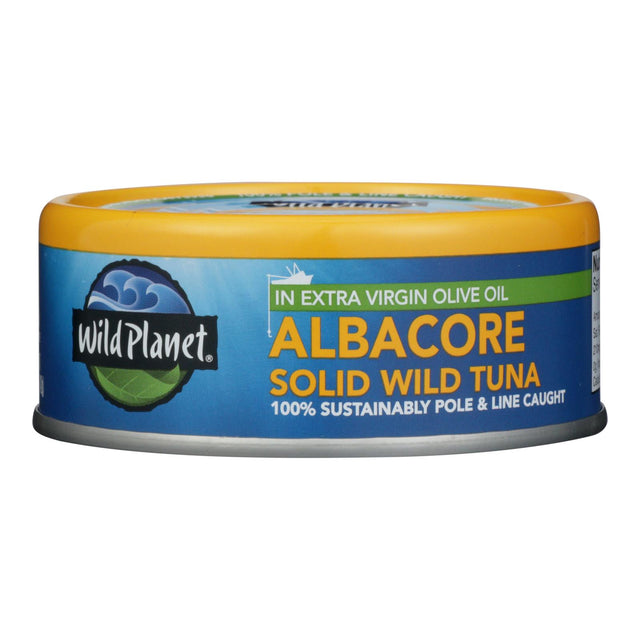 Wild Planet Wild Albacore Tuna in Extra Virgin Olive Oil (Pack of 12 - 5 oz.) - Cozy Farm 