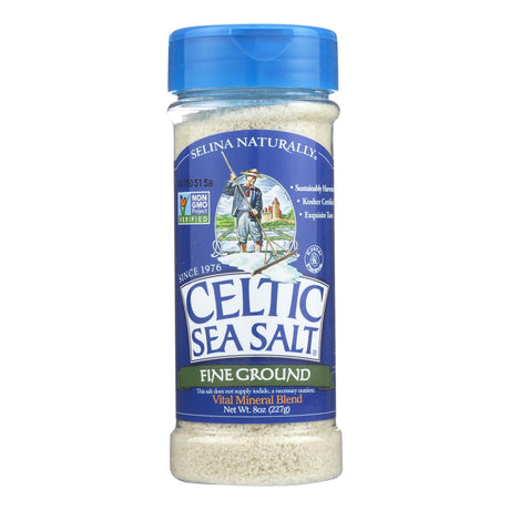 Celtic Sea Salt Fine Ground Shaker - Pack of 6 (8 Oz. Each) - Cozy Farm 