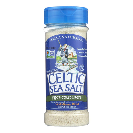Celtic Sea Salt Shaker (Pack of 6) - Fine Ground, 8 Oz. - Cozy Farm 