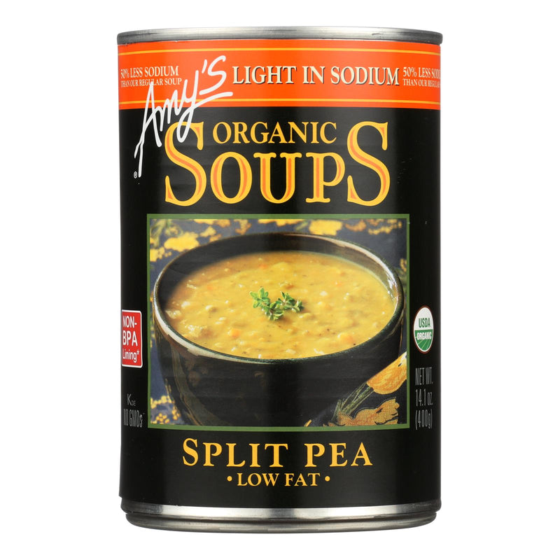 Amy's Organic Low Sodium Split Pea Soup, 14.1 Oz. - Cozy Farm 