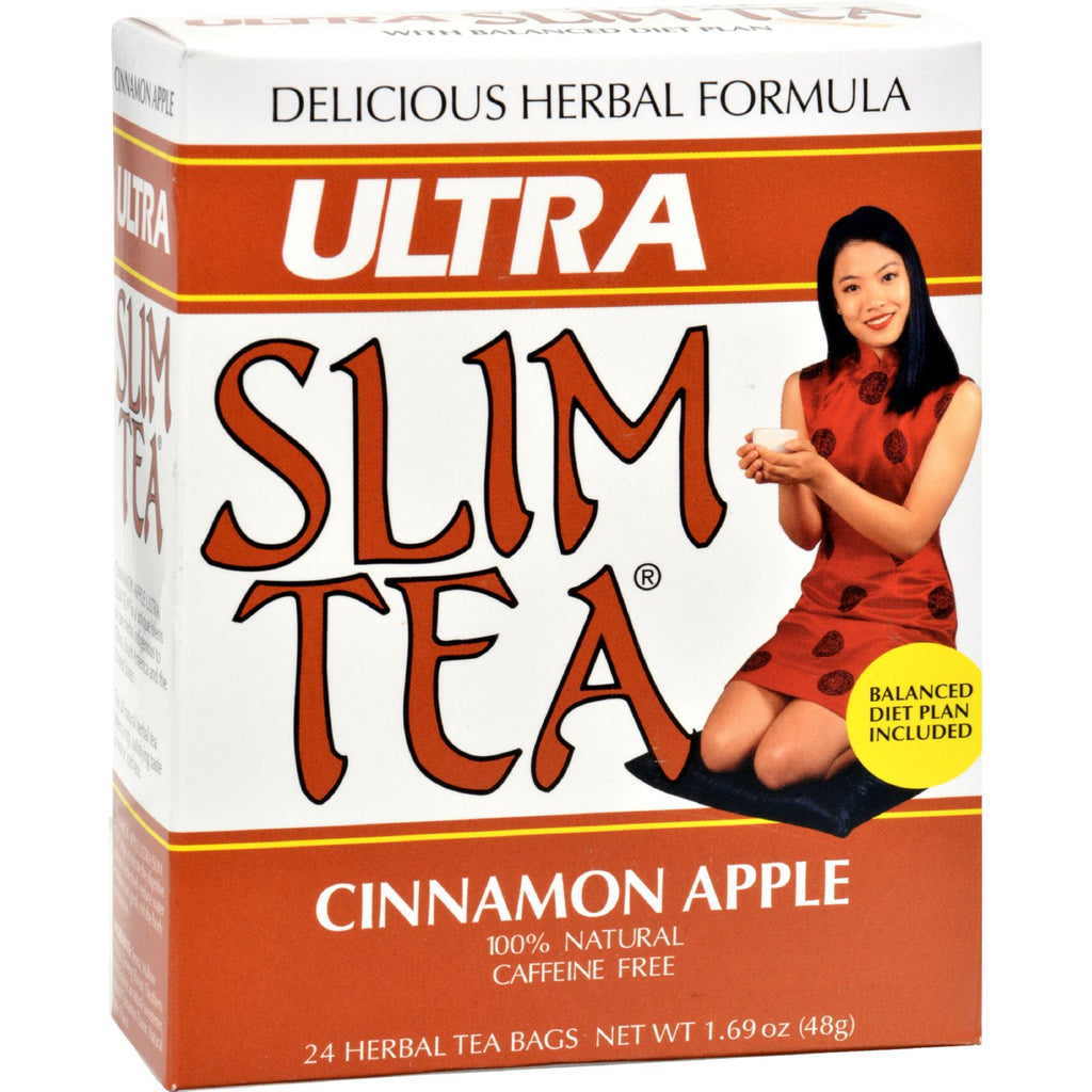 Hobe Labs Ultra Slim Tea Cinnamon Apple - 24 Tea Bags - Cozy Farm 
