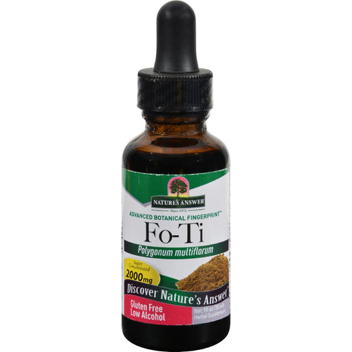 Nature's Answer Standardized Fo-ti Cured Root Extract (1 Fl Oz) - Cozy Farm 