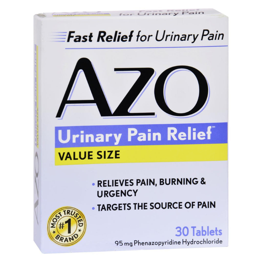 Azo Standard Urinary Pain Relief - 30 Tablets - Cozy Farm 