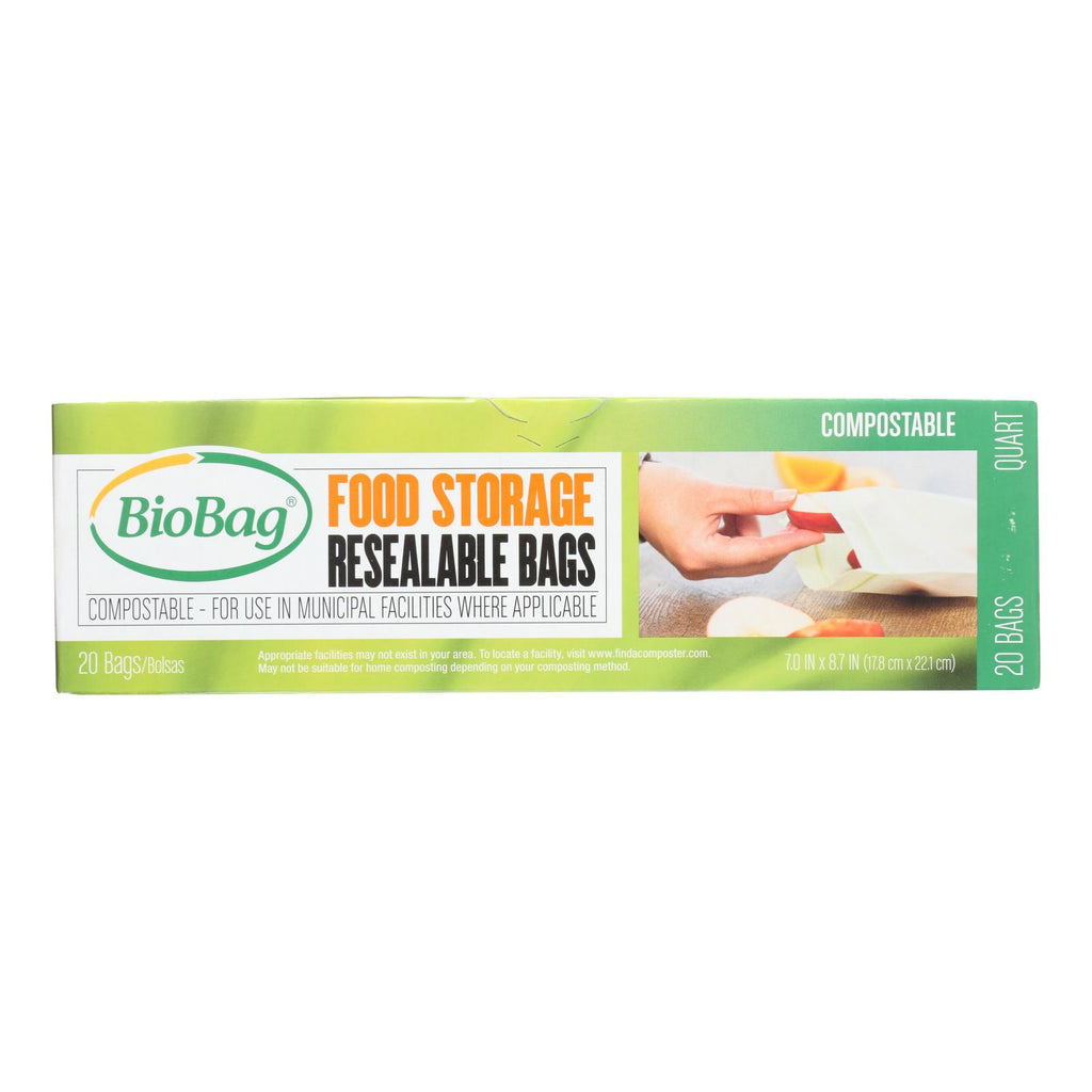 Biobag Resealable Food Storage Bags (Pack of 12 - 20 Count) - Cozy Farm 