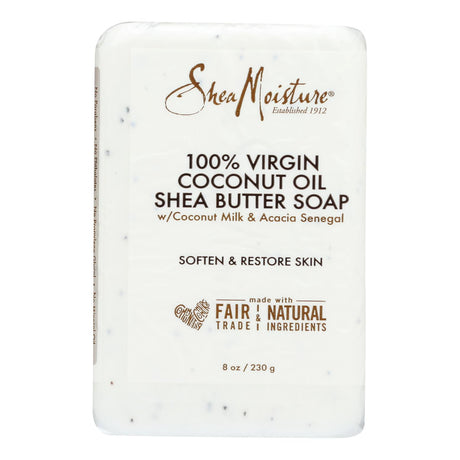 SheaMoisture Coconut Oil Hydrating Cleansing Bar Soap (8 Oz.) - Cozy Farm 