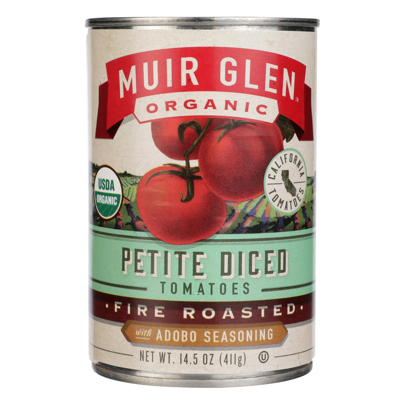 Muir Glen Fire-Roasted Adobo Seasoned Diced Tomatoes (Pack of 12 - 14.5 Oz.) - Cozy Farm 