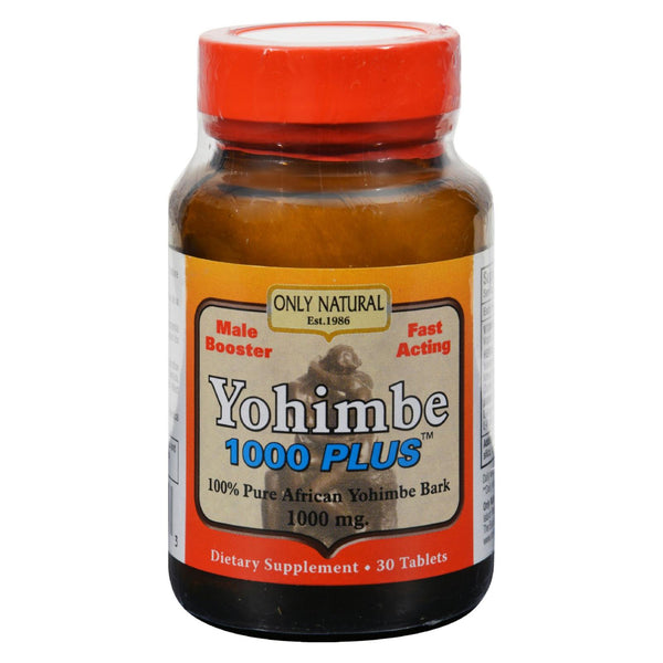 Only Natural Yohimbe 1000 Plus Supplement for Men and Women (30 Tablets) - Cozy Farm 