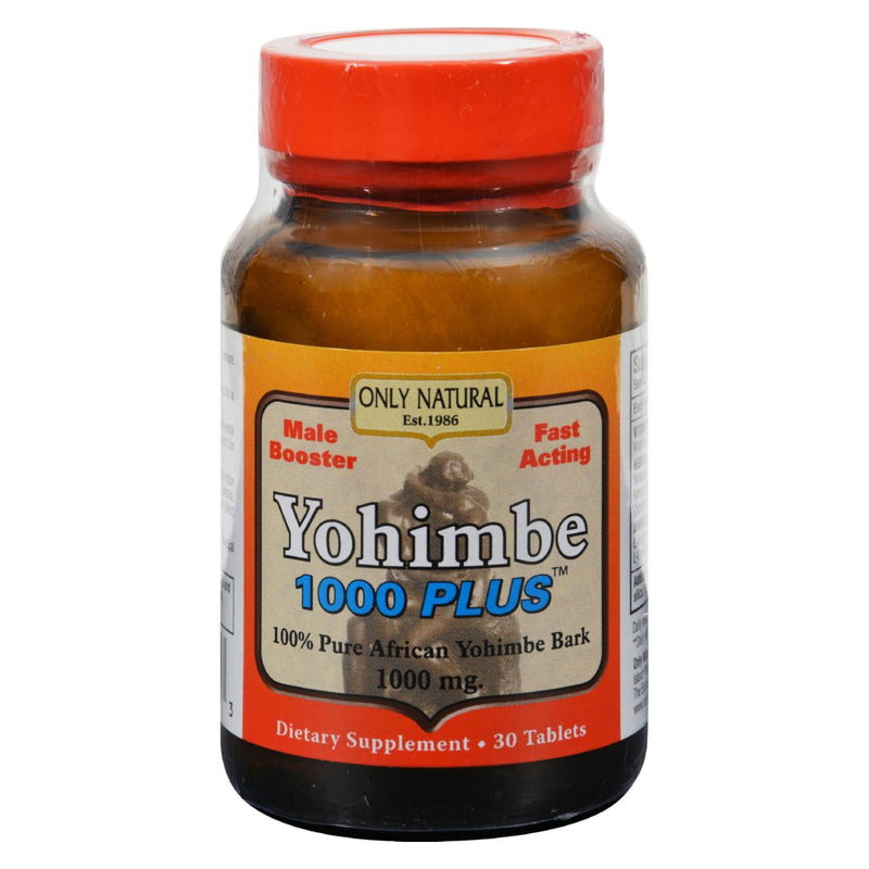 Only Natural Yohimbe 1000 Plus Supplement for Men and Women (30 Tablets) - Cozy Farm 