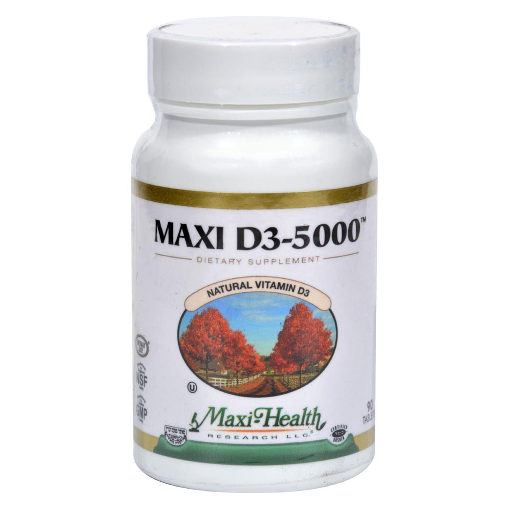 Maxi Health Kosher Vitamins Maxi D3 (Pack of 90 Tablets - 5000 IU) - Cozy Farm 