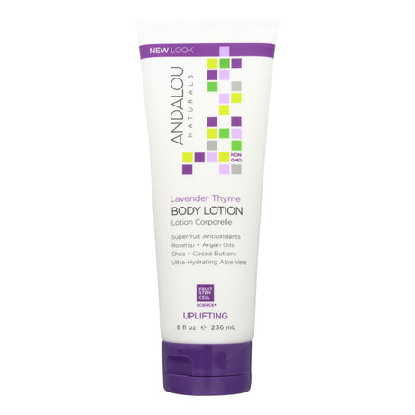 Andalou Naturals Lavender Thyme Refreshing Body Lotion (Pack of 8 - 11.5 fl oz) - Cozy Farm 