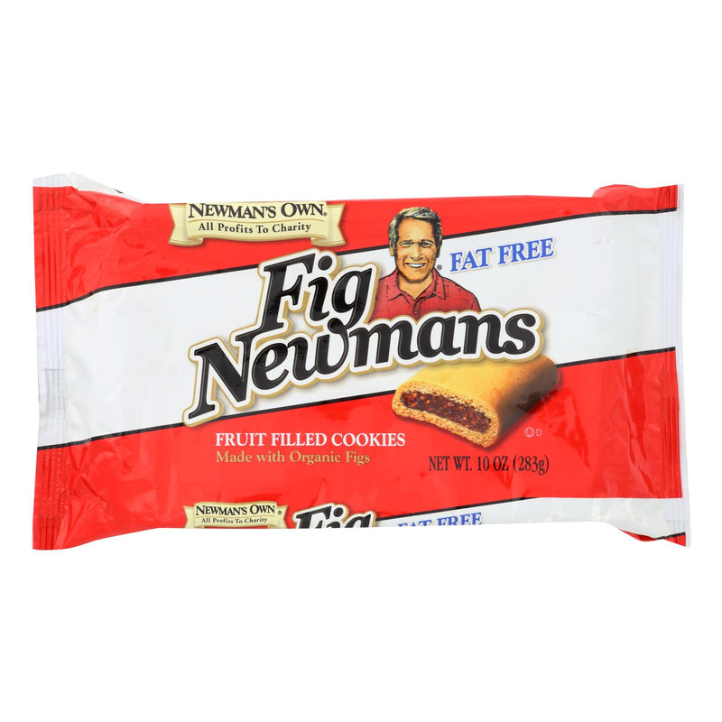 Newman's Own Organic Fig Newmans Cookies - Fat-Free - 10 Oz. (Pack of 6) - Cozy Farm 