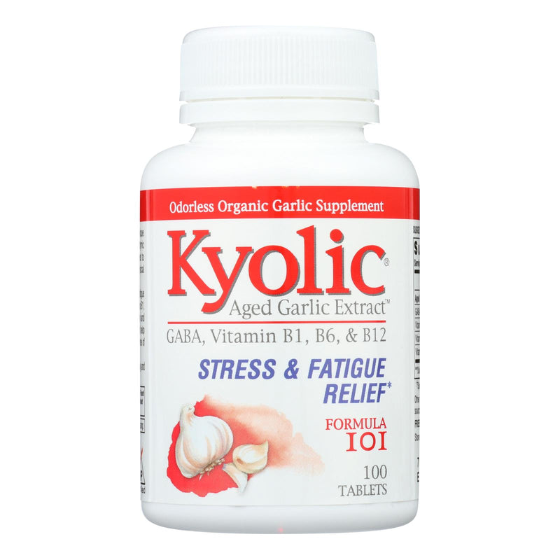 Kyolic Aged Garlic Extract: 100 Tablets for Stress & Fatigue Relief - Cozy Farm 