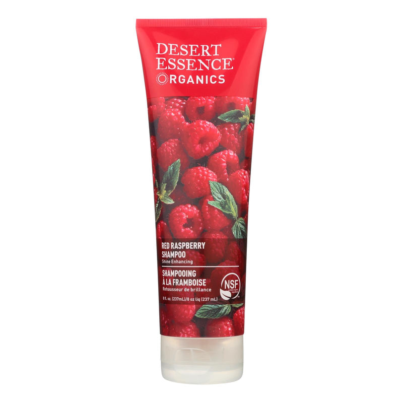 Desert Essence Red Raspberry Shine Shampoo for All Hair Types, 8 Fl Oz - Cozy Farm 