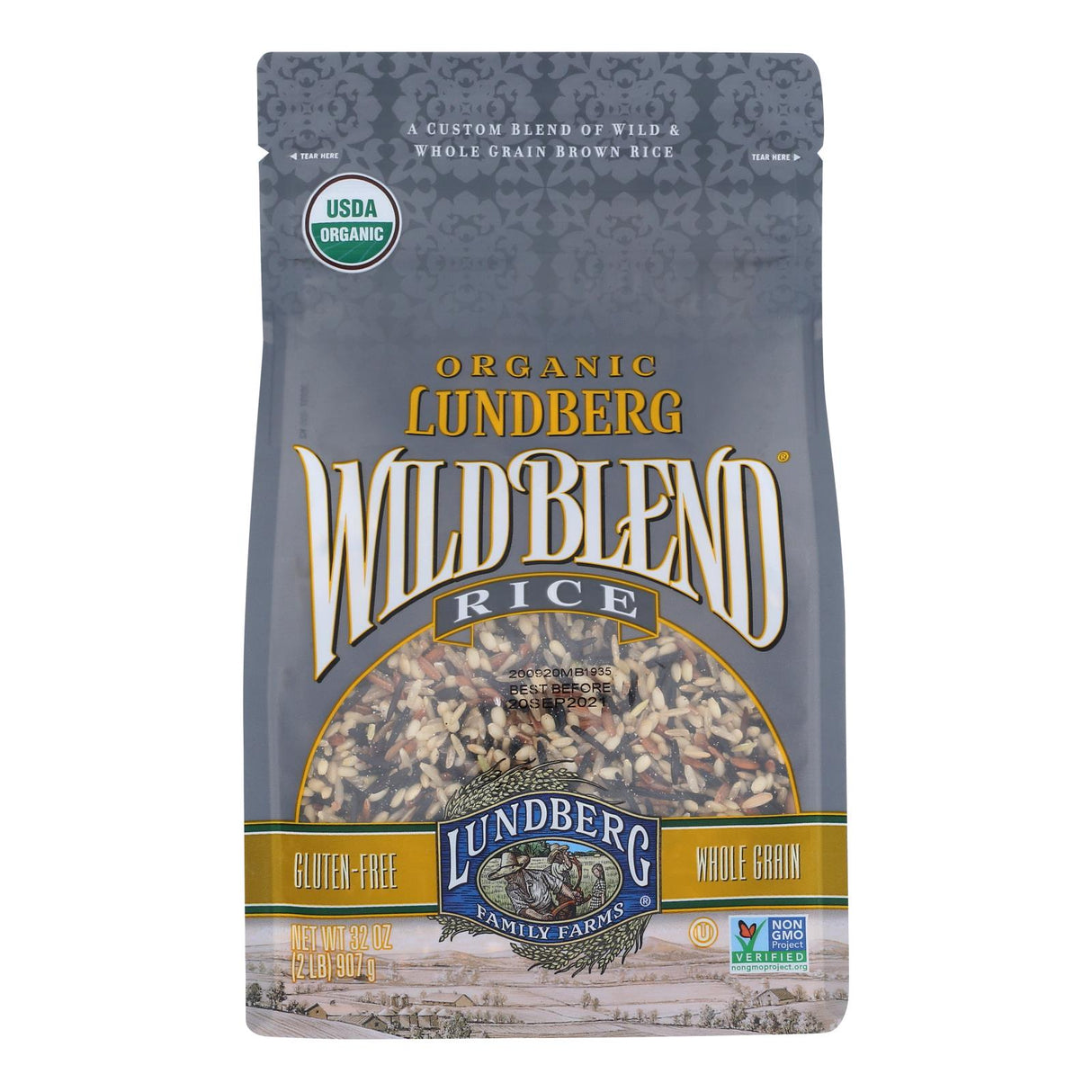 Lundberg Family Farms Organic Wild Blend Rice, 6 x 2 lb Boxes - Cozy Farm 