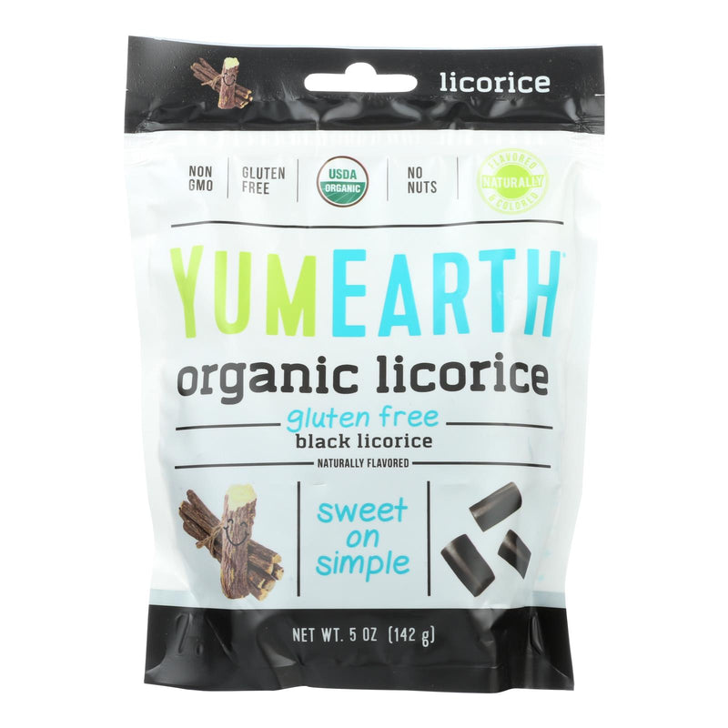 Yumearth Organics Soft & Chewy Black Licorice, 5 Oz. (Pack of 12) - Cozy Farm 