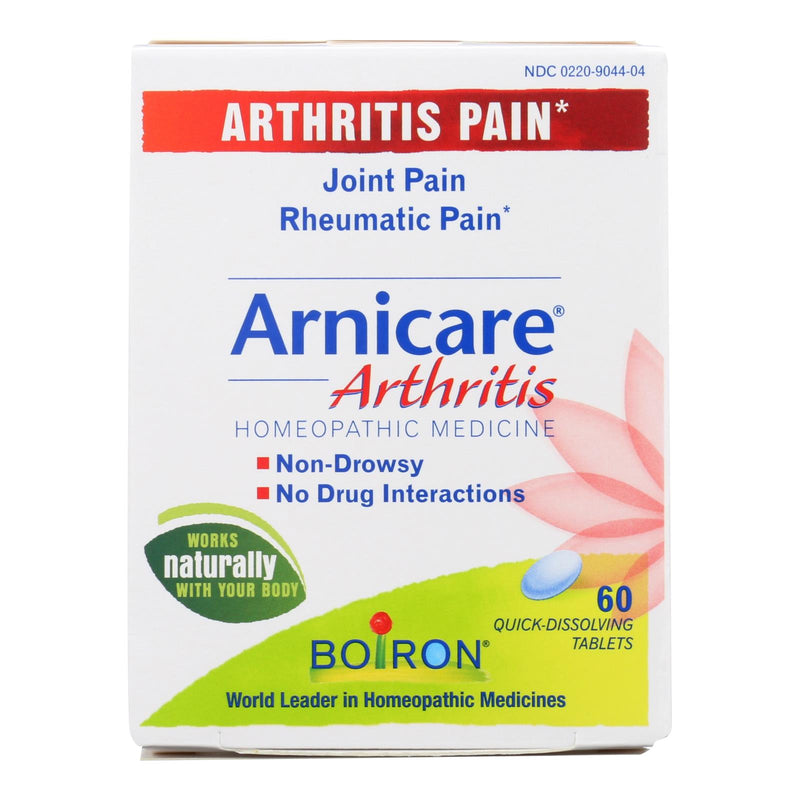 Arnicare Arthritis Relief: 60 Rapid-Acting, Homeopathic Tablets from Boiron - Cozy Farm 