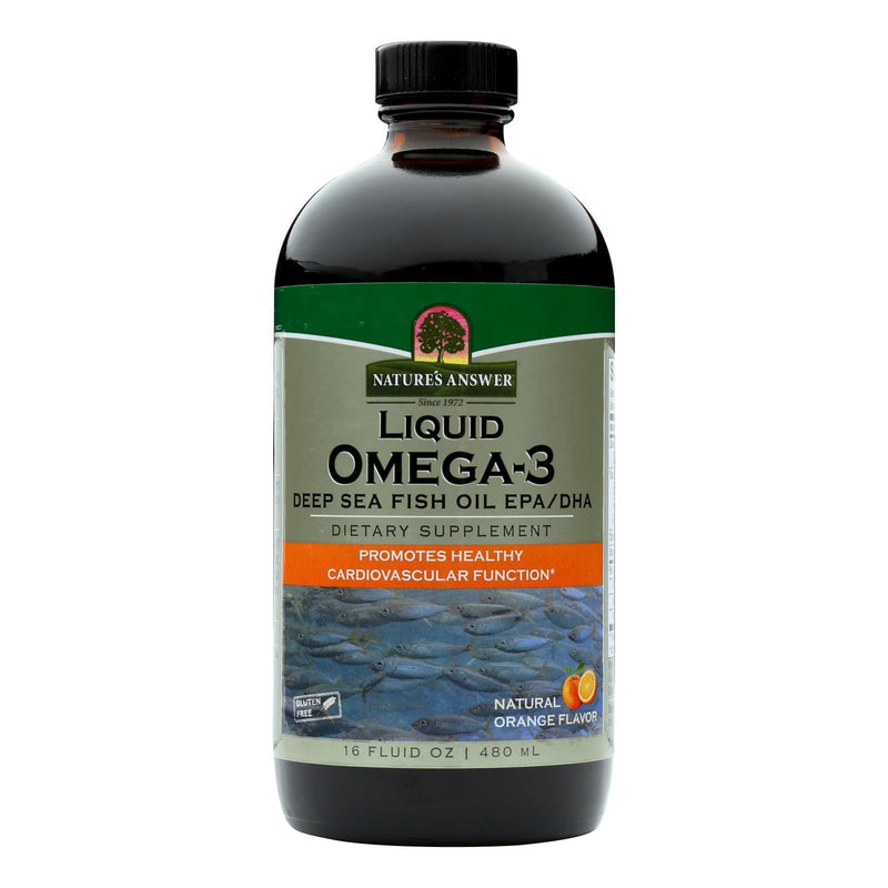 Nature's Answer - Omega-3 Fish Oil, 16 Fl Oz. - Cozy Farm 