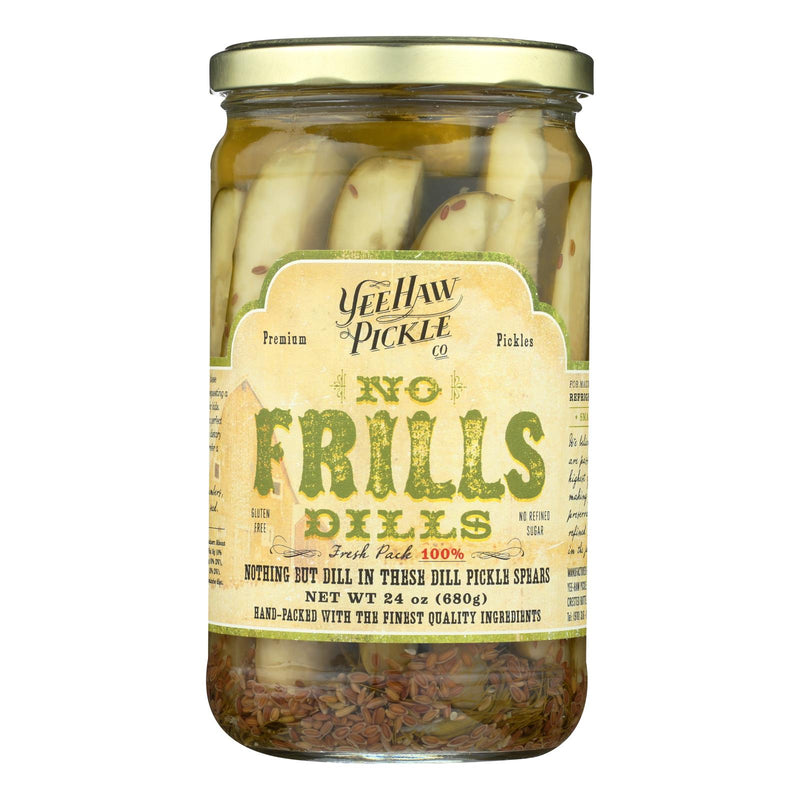 Yee-haw! Mouthwatering Pickle Dills (6 Pack, 24 Oz. Jars) - Cozy Farm 