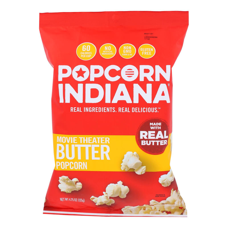 Popcorn Indiana Movie Theater Style Microwave Popcorn (Pack of 12) - 4.75 Oz - Cozy Farm 