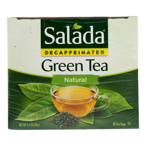 Salada Decaffeinated Serenity Green Tea (Pack of 6 - 40 Count) - Cozy Farm 
